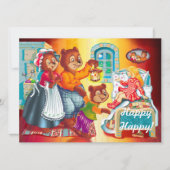 Masha en 3 sprookjesberen kaart (Voorkant)