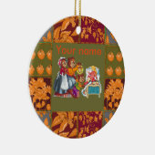 Masha en 3 sprookjesberen keramisch ornament (Rechts)