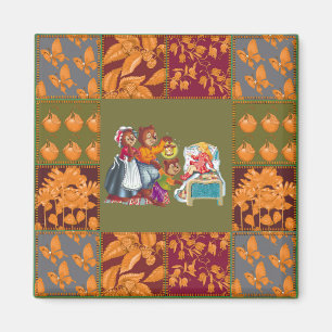 Masha en 3 sprookjesberen magneet