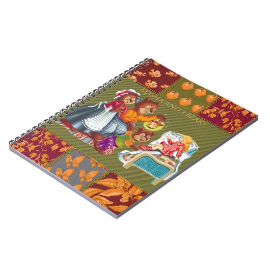 Masha en 3 sprookjesberen notitieboek (Linkerzijde)