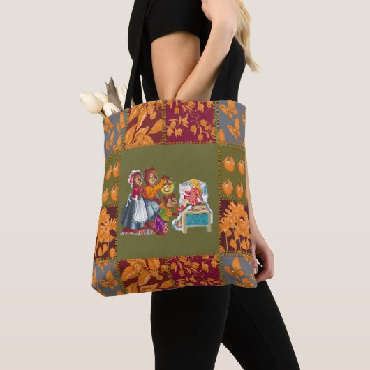 Masha en 3 sprookjesberen tote bag (Dichtbij)