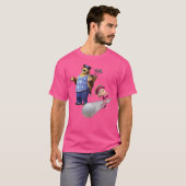 Masha en het Beer golftijd T-shirt (Voorkant volledig)