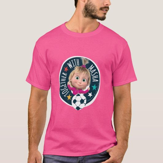 Masha en het Beer. Samen met Masha #2 T-shirt (Voorkant)