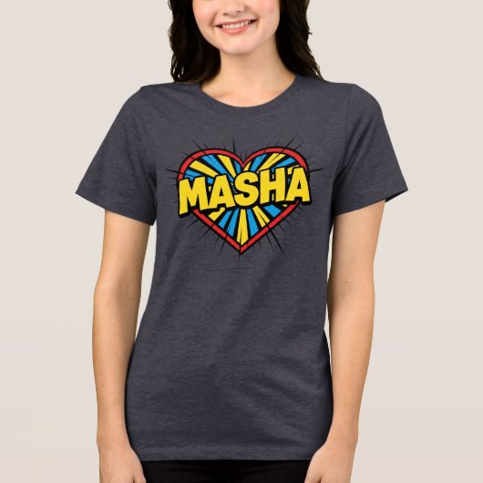 Masha Liefde Tri-Blend Shirt (Voorkant)