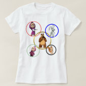 Masha & the Bear T-shirt (Design voorkant)