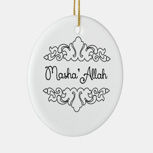 Masha'allah Keramisch Ornament (Rechts)