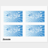 MashaAllah paarse Islamitische Sticker met bloemen (Vel)