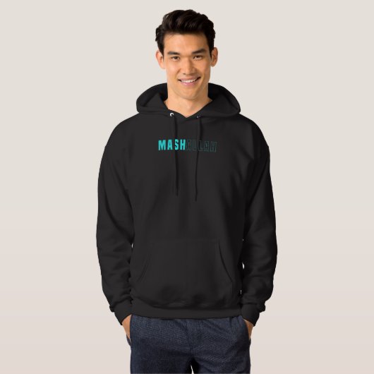 Mashallah Allah Islam Moslim Hoodie (Voorkant volledig)