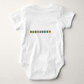 Mashallah-baby past islamitische mode uit romper (Achterkant)