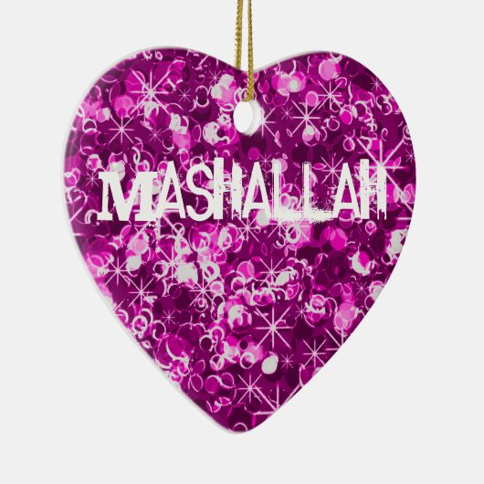 Mashallah islamitische feestdag keramisch ornament (Rechts)