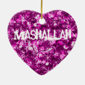 Mashallah islamitische feestdag keramisch ornament (Achterkant)