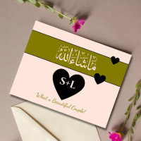 Mashallah islamitische felicitaties bruiloft