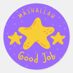 Mashallah-stickers Ronde Sticker