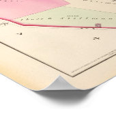 Mashapaug Pond en Cranston Atlas Map Poster (Hoek)