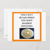 MASHED-aardappelen Briefkaart (Voorkant / Achterkant)