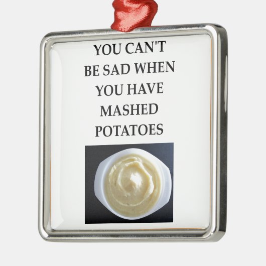 MASHED-aardappelen Metalen Ornament (Links)