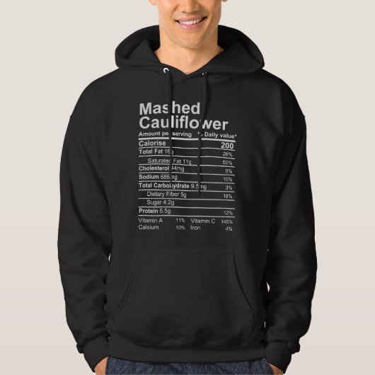 Mashed Cauliflower Hoodie (Voorkant)