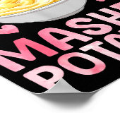 Mashed Tato Art For Women Girls Thanksgiving Mashe Poster (Hoek)