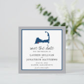 Mashpee Cape Cod Wedding Moveable Heart Save The Date (Staand voorkant)