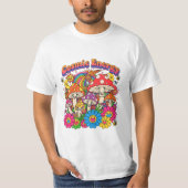 MASHROOM COSMIC ENERGY T-Shirt (Voorkant)
