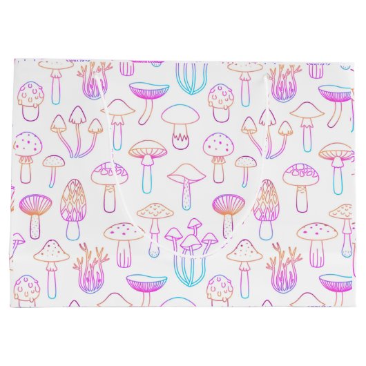 Mashroom gift bag groot cadeauzakje (Achterkant)