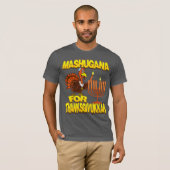 Mashugana voor Thanksgivukkah Turkey Menorah Tshir T-shirt (Voorkant volledig)