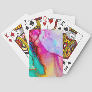 Mashup iPhone X Hoesje-Mate iPhone draagtas kleure Pokerkaarten