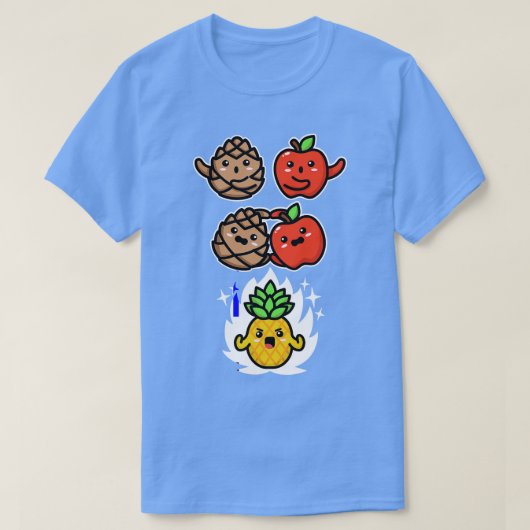 Mashup Pine Apple Fusion Super ananas T-shirt (Design voorkant)