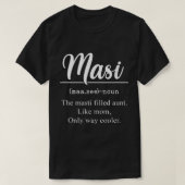 Masi Definition Funny tante Inditie Masi Moth T-shirt (Design voorkant)
