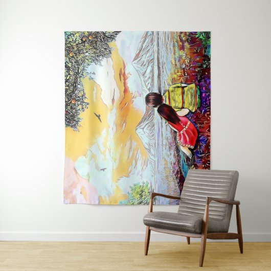 Masis Ararat Tapestry Wandkleed (In situ)