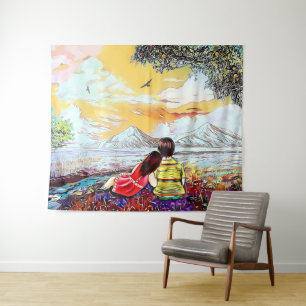 Masis Ararat Tapestry Wandkleed