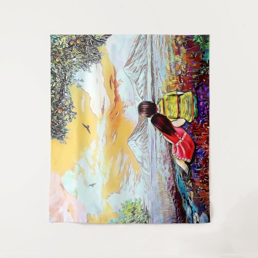 Masis Ararat Tapestry Wandkleed (Voorkant)