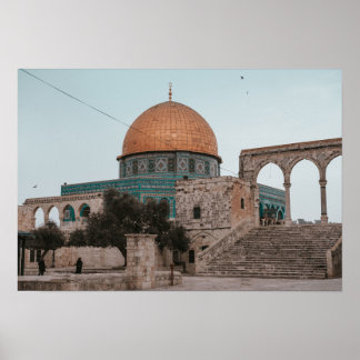 Masjid Al Aqsa Palestina Islamitische Muur Poster