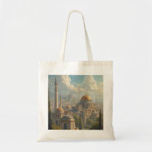 Masjid al Aqsa, Palestina, olieverfschilderij canv Tote Bag (Voorkant)