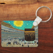 Masjid al-Haram, Mekka, Saoedi-Arabië op een sleut Sleutelhanger (Voorkant)