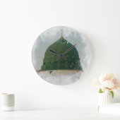 Masjid An-Nabawi watercolor illustration Islamic P Grote Klok (Huis)