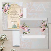 Masjid An-Nabawi Waterverf islamitische bruiloft Kaart