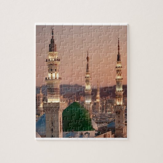 Masjid e Nabvi Islamitische legpuzzel  (Verticaal)