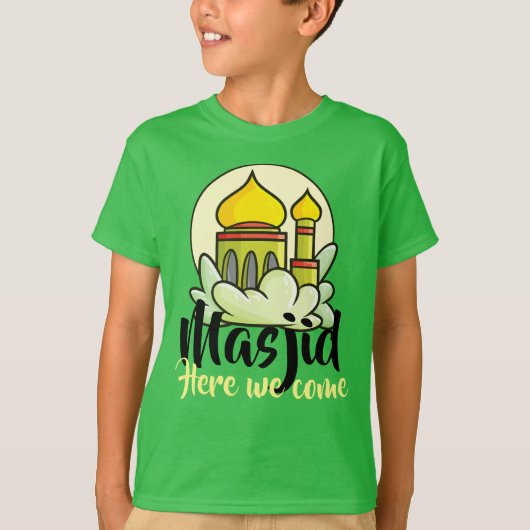 Masjid hier komen we T-Shirt (Voorkant)