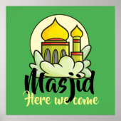 Masjid hier Poster (Voorkant)