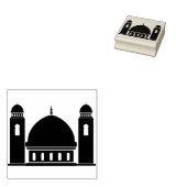 Masjid moskee kunststempel rubberstempel (Gestempeld)