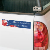 Mask America Great Opnieuw Bumpersticker (Op Truck)