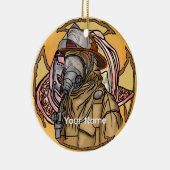 Mask Brandweerman Ornament (Rechts)