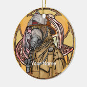 Mask Brandweerman Ornament (Links)