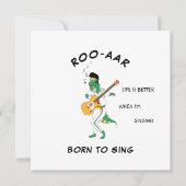 Mask Dino Singer Soundwave Song Card for Friend Kaart (Voorkant)