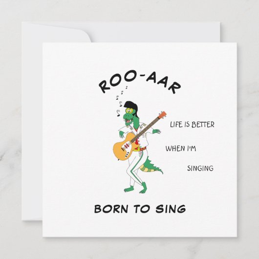 Mask Dino Singer Soundwave Song Card for Friend Kaart (Voorkant)