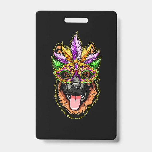 Mask Duitse Herdershond Badge (Voorzijde)