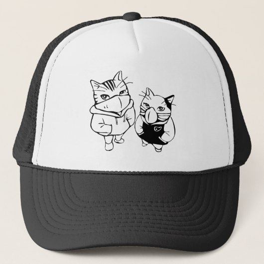 Mask Dust Cheeky Cat Child Hay Fever Trucker Pet (Voorkant)