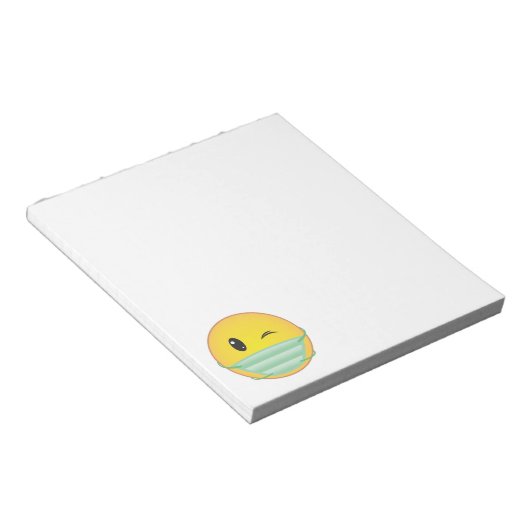 Mask Emoji Notitieblok (Schuin)