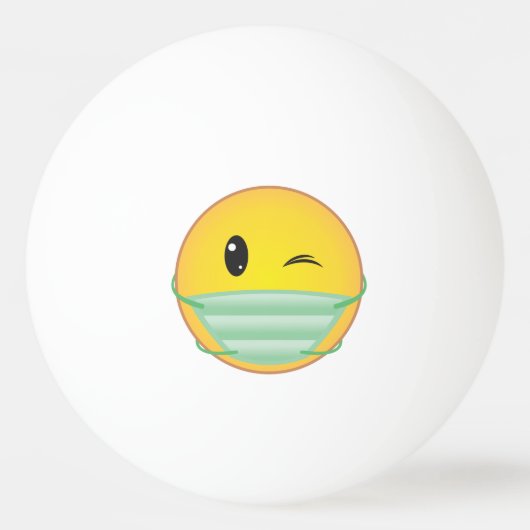 Mask Emoji Pingpongbal (Voorkant)